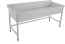 VEGETABLE WASHING SINK UNIT W/ PERFORATED BOTTOM PLATE