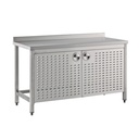 PREMIX TABLE, PERFOREATED DOORS, W/O BOTTOM SHELF