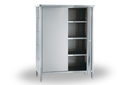 CUPBOARD, 2 SWING DOORS, 3 SHELVES