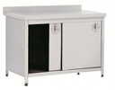 CUPBOARD, W/BOTTOM SHELF, SLIDING DOOR, BACKSPLASH