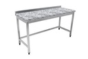 MARBLE TOP TABLE, W/O BOTTOM SHELF, NO BACKSPLASH